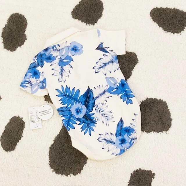 NWT $40 The Childrens Place 3-6 Months Floral Tropical Romper One Piece Playsuit - Image 2 of 4