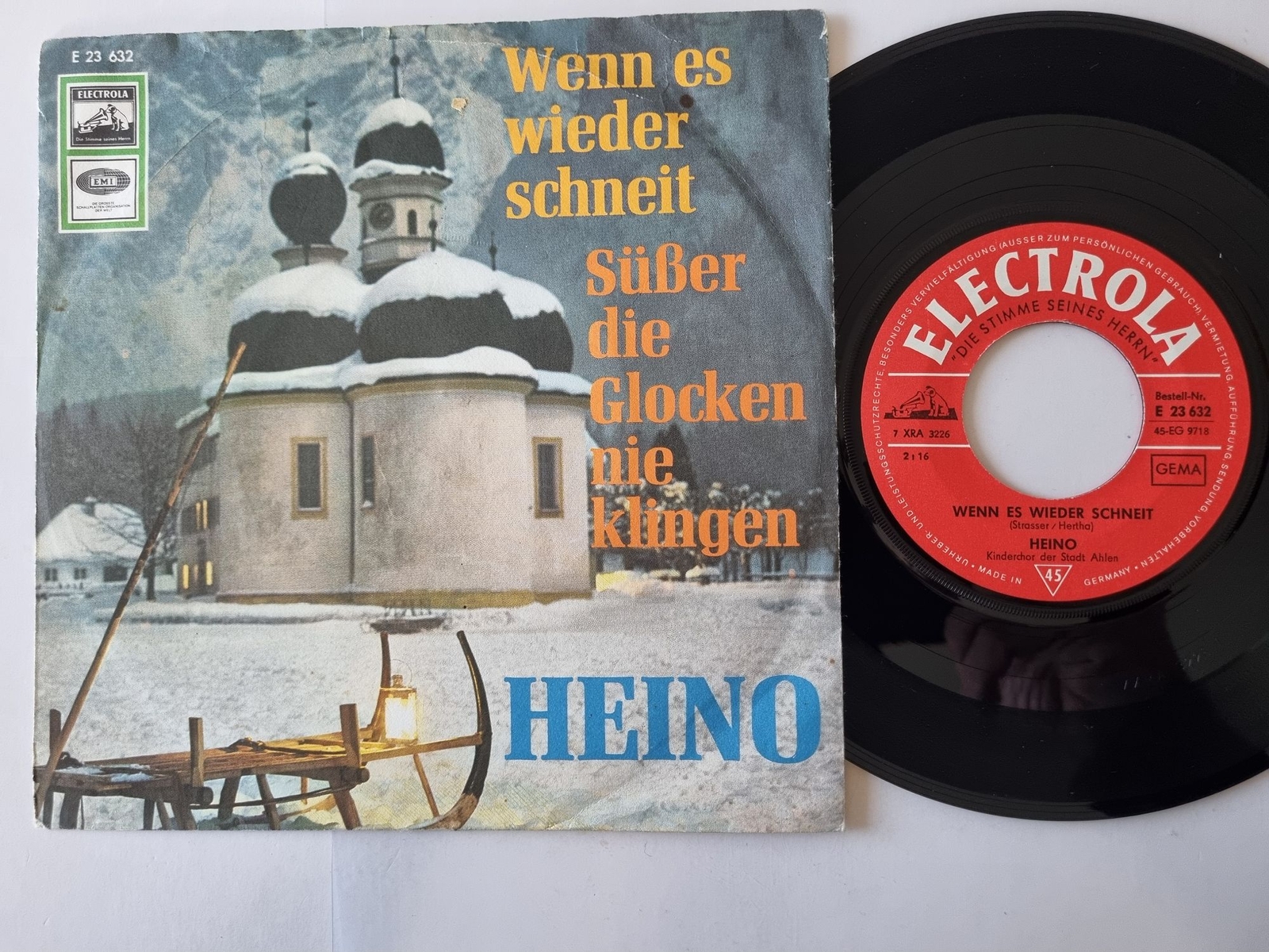 Heino - Wenn es wieder schneit 7'' Vinyl Germany/ CHRISTMAS
