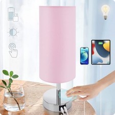 Bedside Lamp With Usb Port Touch Control Table Lamp For Bedroom 3 Way Dimmable N