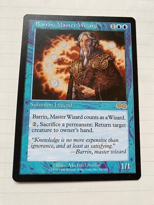 MTG Barrin, Master Wizard English Urza's Saga LP | eBay