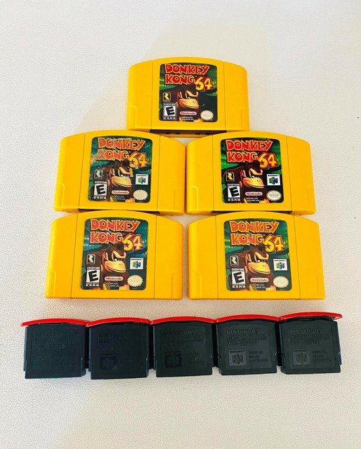 Donkey Kong 64 (Nintendo 64 1999) Complete w/Expansion Pack N64