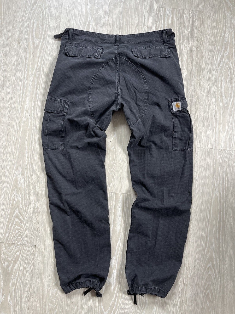 Carhartt Work In Progress black cargo pants 32size | eBay