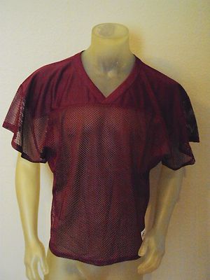 NWT RUSSELL ATHLETICS Maroon FOOTBALL Practice Jersey Mens XL 10966MK
