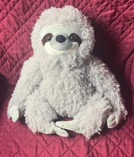 Kinrex 3 Toed Sloth Plush Stuffed Animal Toy 16"