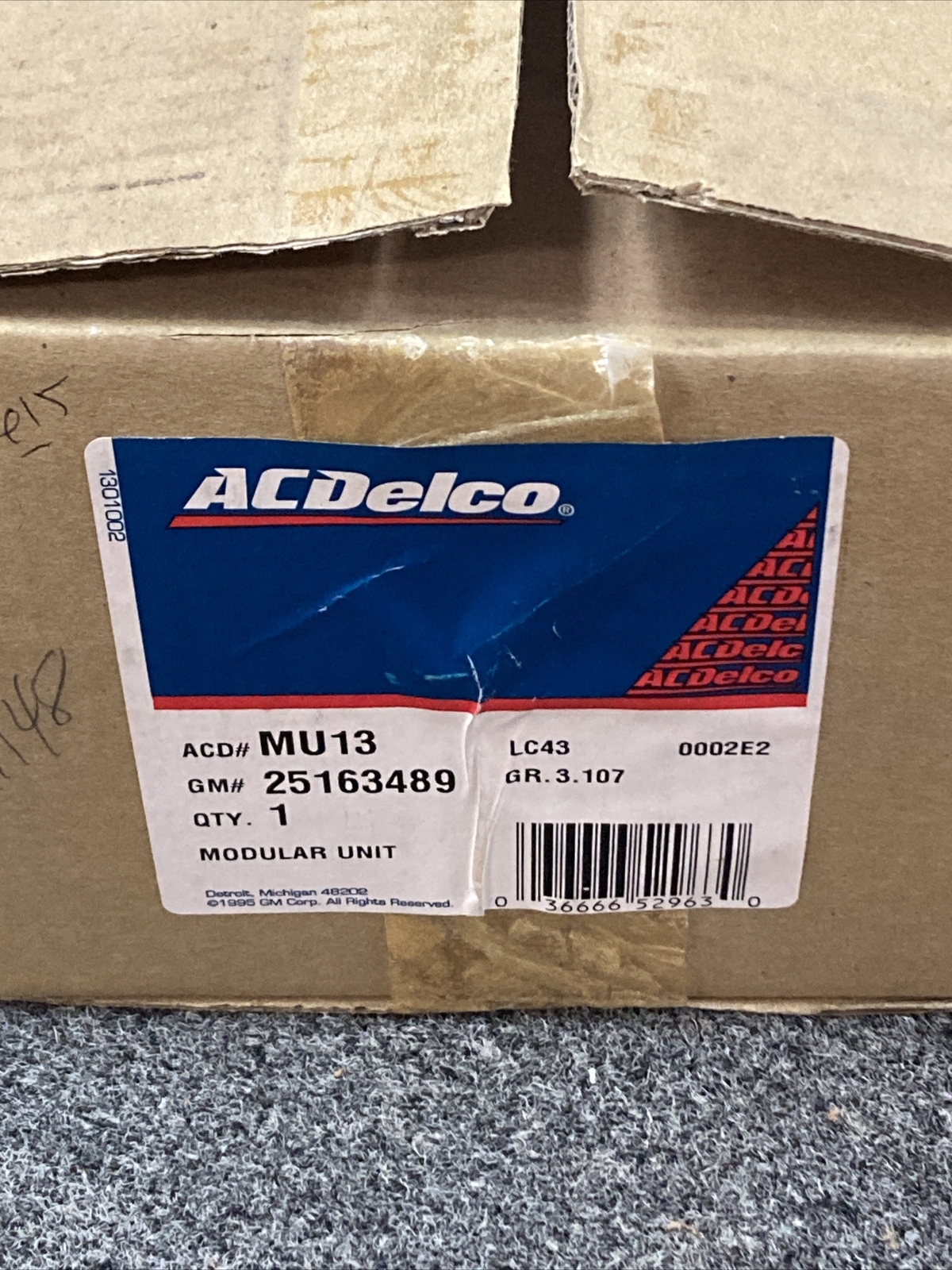 NEW ACDELCO MU13 MODULE FUEL TANK FUEL PUMP (SENDER & PUMP) GM 