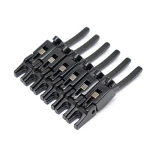 6Pcs Floyd Rose Electric Guitar Tremolo Bridge Double Locking String Saddles BK