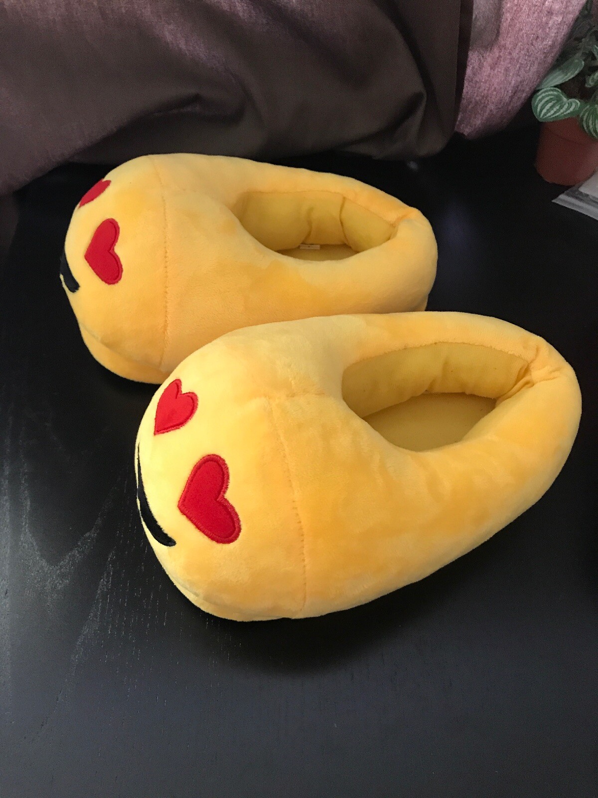 PANTOFOLA D’ORO My Emoji Heart Slippers