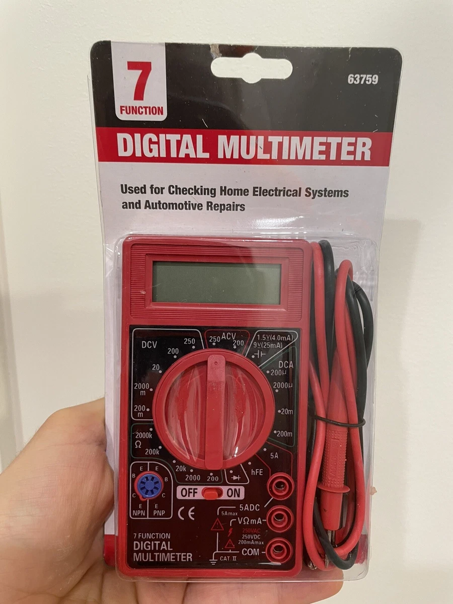 CenTech Function Digital Multimeter Review 2021, 51 OFF