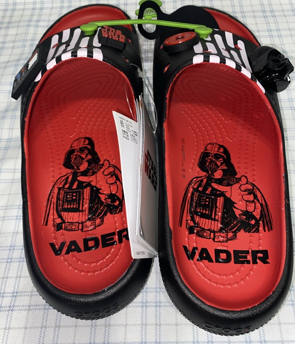 サンダル Crocs STAR WARS Darth Vader Classic Slides Star Wars™ Crocs Darth Vader Classic Slide Sandal - Black