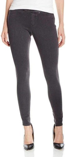 HUE Damen Activewear Original Denim Schnür-Skimmer-Leggings Medium