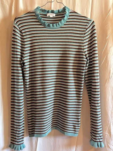 Pull Fin Un Jour Ailleurs - Taille 3/44, Couleur Bordeaux/violet, Viscose Polyester