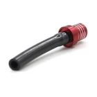 Dirt Bike Red CNC Gas Fuel Tank Cap Valve Vent Breather Hose Black Tube ATV Moto