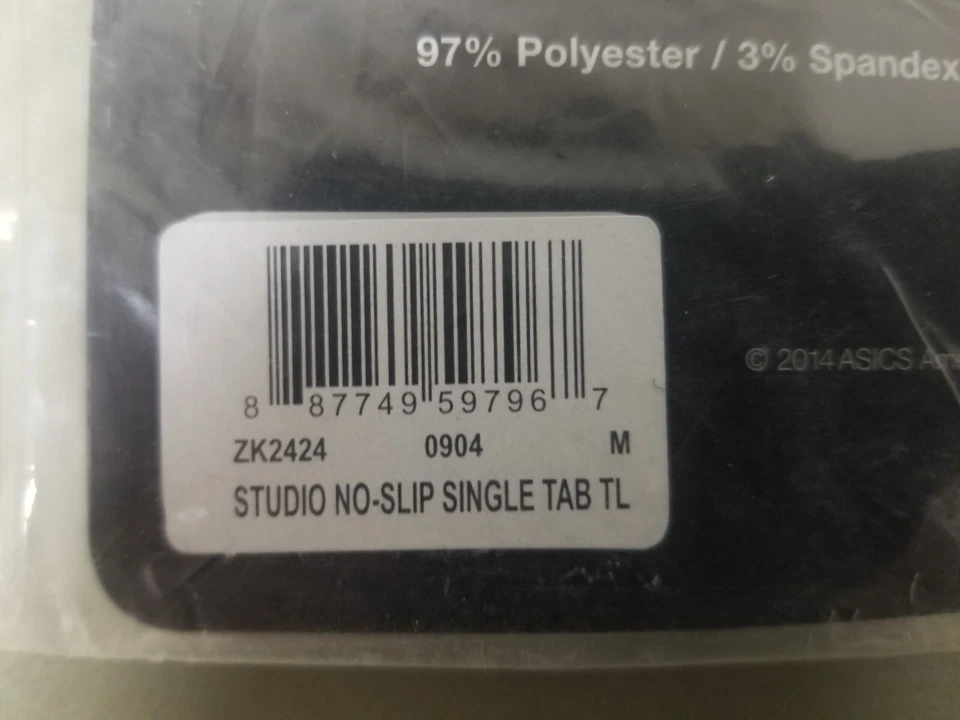Nuevos calcetines Asics Studio sin cordones de una sola lengüeta sin dedos. Foto 4 de 4