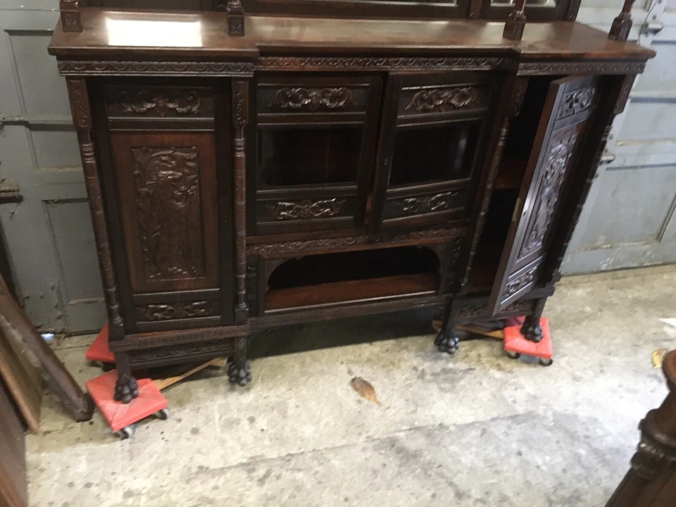 ARMARIO APARADOR HERTER TALLADO PALISANDRO Foto 3 de 4