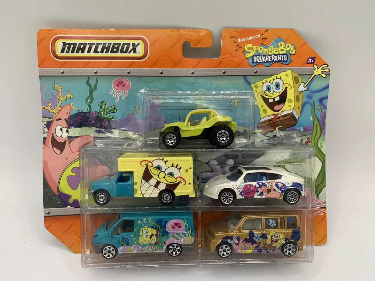 Matchbox SpongeBob SquarePants 5 Car Set | eBay