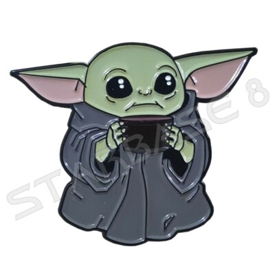 GROGU mit Suppenschüssel - BABY YODA - ANSTECK PIN MANDALORIAN