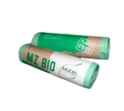 MZB Organic Bin Liners 75L, 70 x 70cm, Green, Pack of 10 on Roll