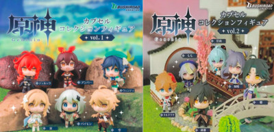 Genshin Impact Capsule Collection Figur Vol.1 Vol.2 12-teiliges Set Bushiroad