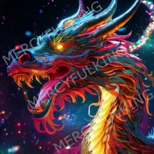 Dragon - Digital AI Art Image (4k HD) High Resolution Print Download