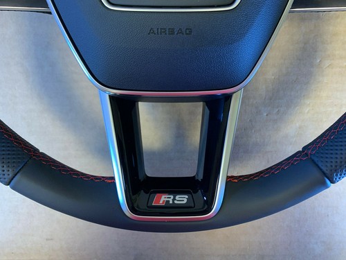 Audi A6 A7 A8 Q8 4K 4N 4M GENUINE RS-line Steering Wheel with Paddles Heating - Picture 5 of 11