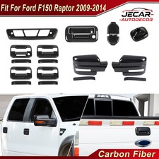 Exterior Accessories Full Decor Cover Trim For Ford F150 Raptor 2009-14 Carbon