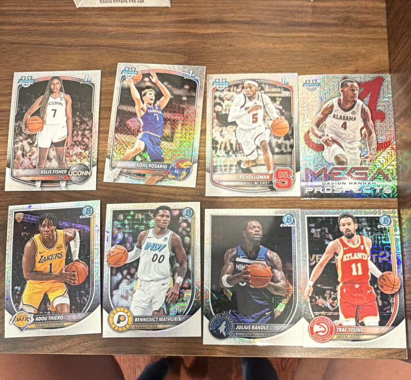 Bowman  Chrome mojo 8 card lot