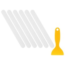 24pcs Non-Slip Bathtub Sticker Shower Stickers Adhesive Decals White