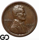 1922-D Lincoln Cent Wheat Penny, Better Denver Issue