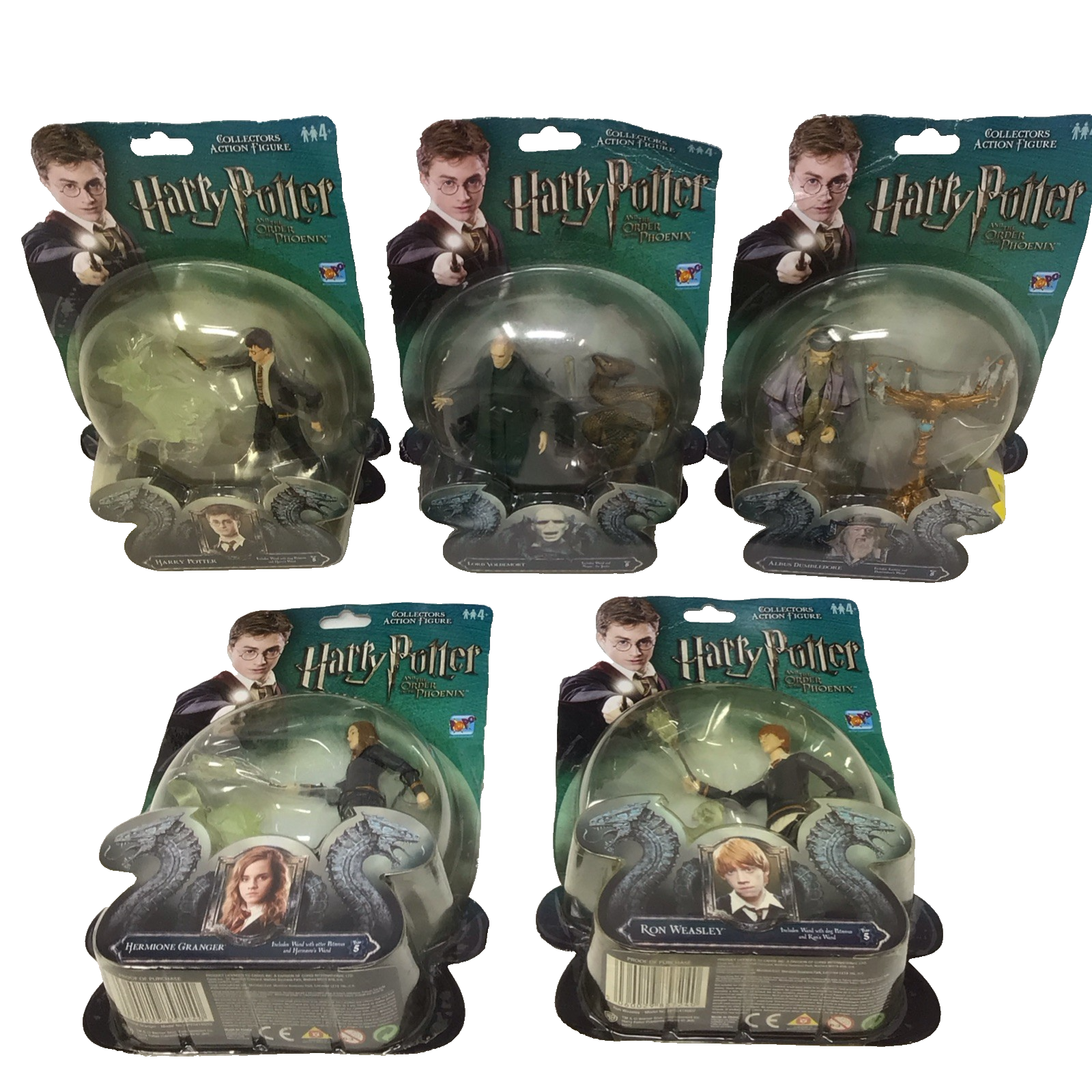 Harry Potter The Order Of The Phoenix Collector Action Figure 2007 Job Lot x5