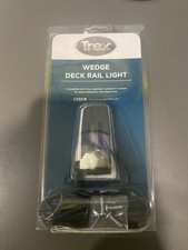 Trex Lighting Signature Wedge Deck Rail Light Black no outside wedge cover