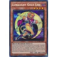 Yugioh! Lunalight Gold Leo - DUAD-EN005 - Secret Rare - 1st Edition Near Mint, E