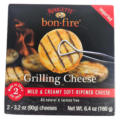 Bonfire Grilling Cheese   Mild & Creamy, 6.4 oz Each (Pack of 2)