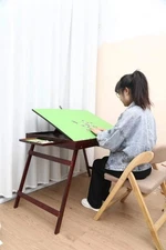 Puzzle Board with Legs, 1500 Piece Folding Jigsaw Table, 4 Drawers Tilting