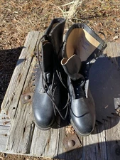 VTG 1981 Cove Shoe Company Biltrite Military Combat Boots Men's 9 R Steel Toe