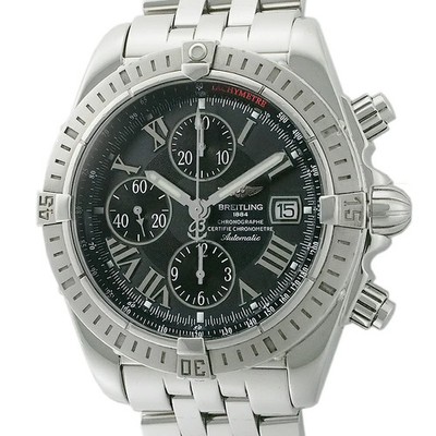 BREITLING Chronomat Evolution SS Automatic A13356 Used Wristwatch