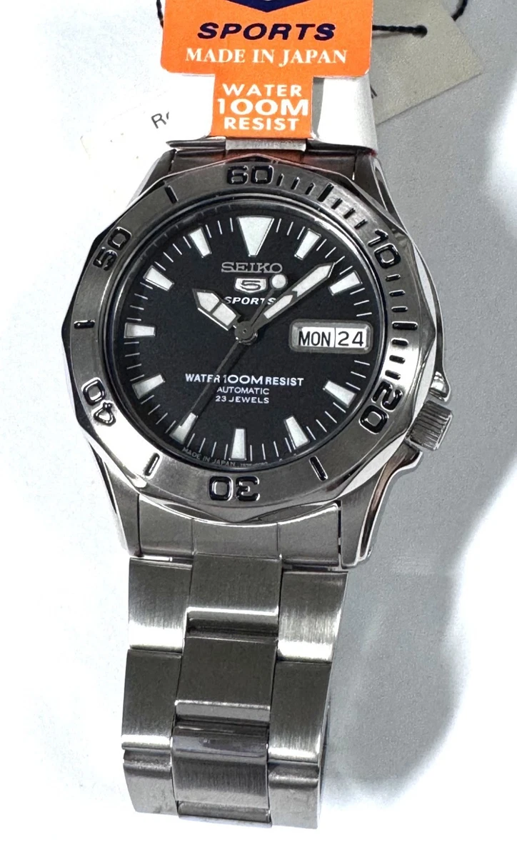 Seiko 5 Sports 10 ATM Wristwatches with 23 Jewels for sale | eBay
