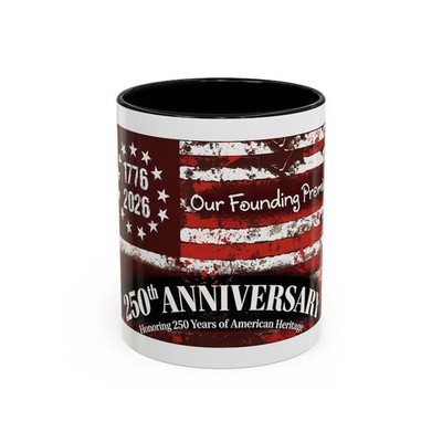 Founding Promise 250th Anniversary Mug Patriotic