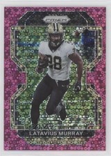 2021 Panini Prizm No Huddle Pink Prizm 10/15 Latavius Murray #305 00em