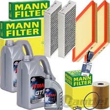 MANN INSPEKTIONSPAKET+FUCHS 5W-30 &Ouml;L passend f&uuml;r MERCEDES ML W164 GL 420/450 CDI