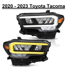 Full LED DRL Headlights For 2020-2023 Toyota Tacoma TRD/Pro/Limited Pair LH+RH