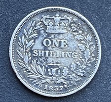 1837 Silver Shilling William IV Coin Lot G13