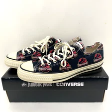 CONVERSE ALL STAR AGED LG OX / JURASSIC PARK 31315580 Black Men's Size