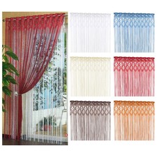 heimtexland ® Fadengardine Insektenschutz Vorhang Türvorhang Raumteiler Typ570