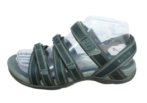 L.L. Bean Women's Boothbay Sport Hiking Sandals Black Nylon Water Shoes 6 M