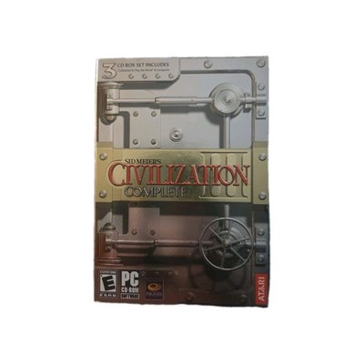 Sid Meiers Civilization III Complete (PC 2004) Boxed Discs 2 & 3 Missing