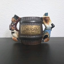 Jim Beam Club Whiskey Fox Two Handled Barrel ...