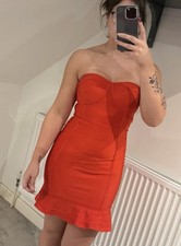 PrettyLittleThing Red Dress