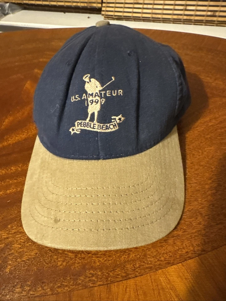 Vintage 1999 New Era Pebble Beach PGA Championship U.S. Amateur U.S. Open Hat - Image 2 of 4