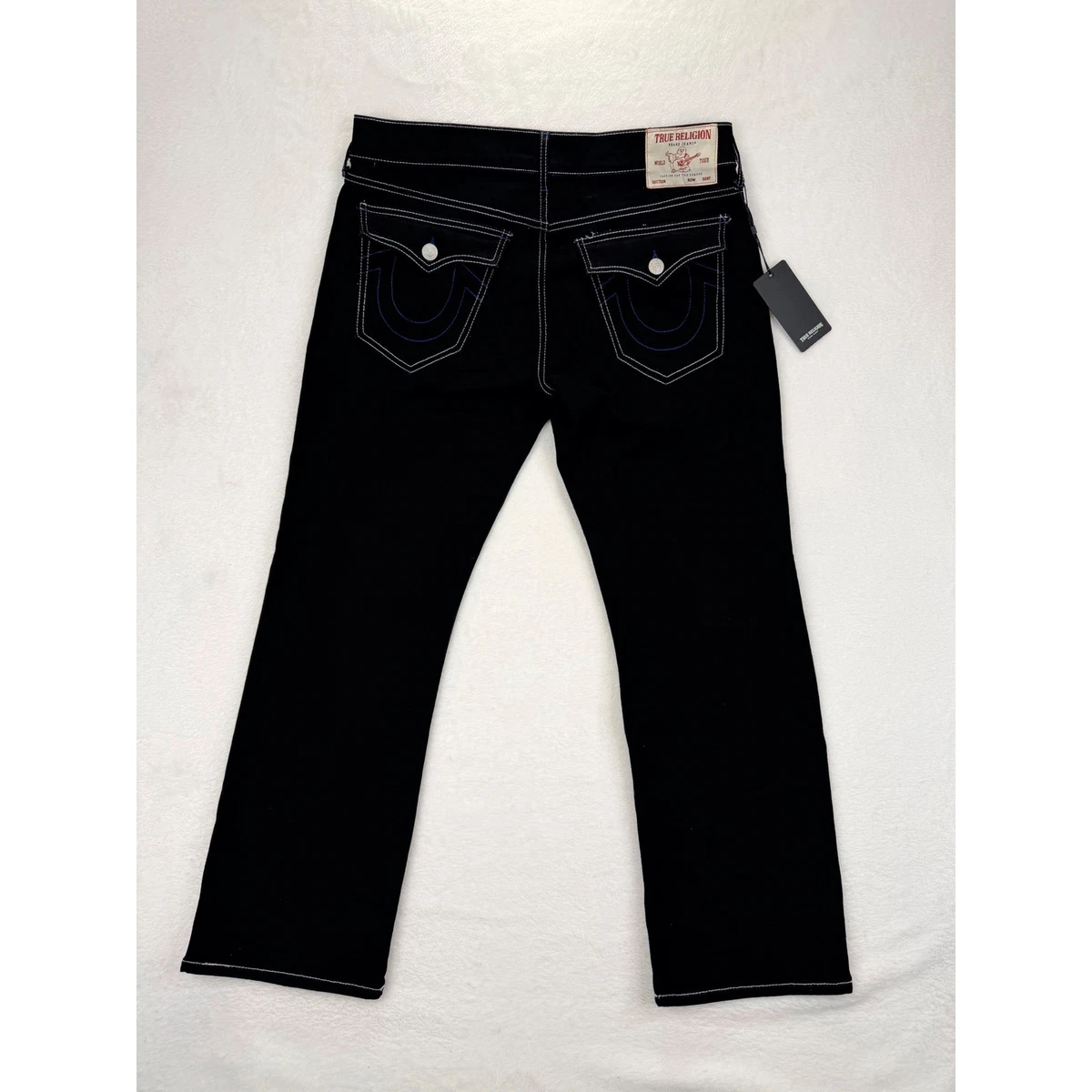 True Religion Ricky Black Jeans for Men for sale - eBay