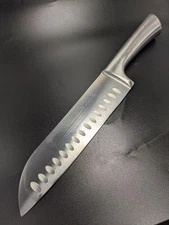 Santoku Knife 180mm Stainless Steel All-Stainless Chef Used Versatile